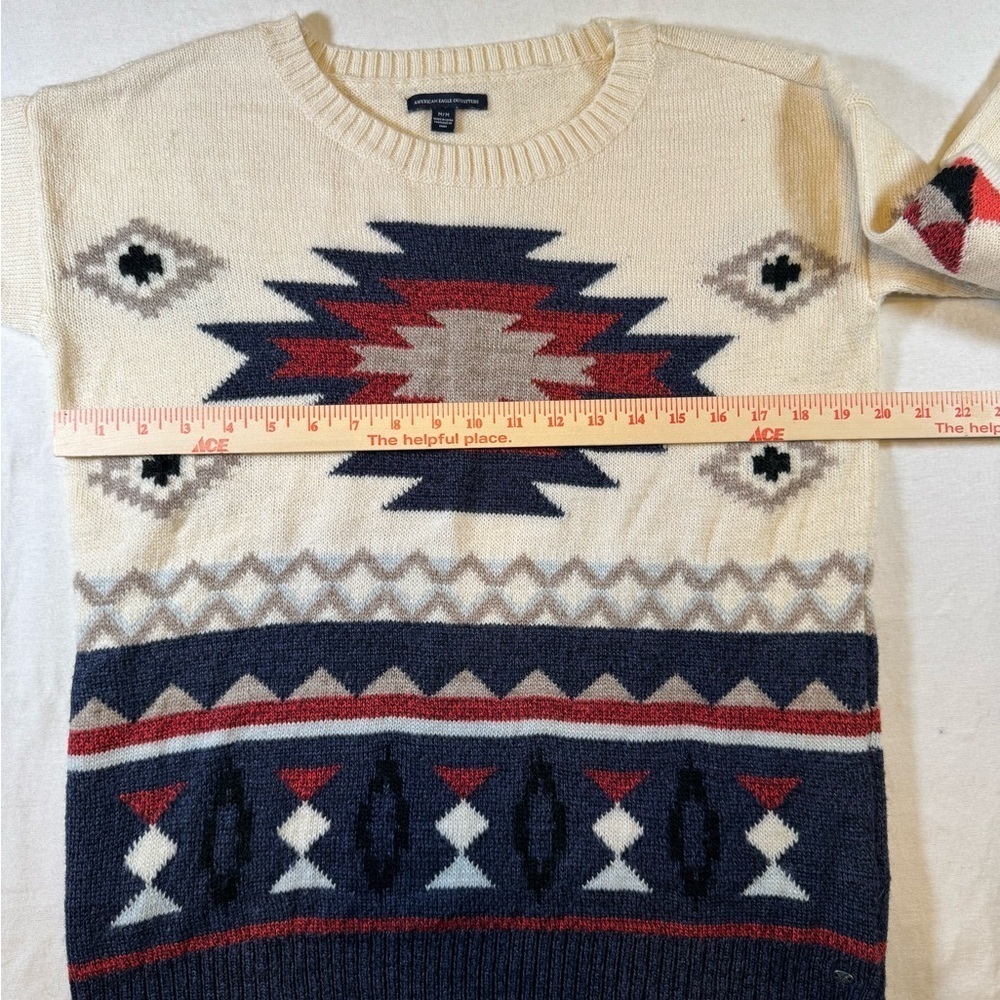 American Eagle Aztec Knit Women’s Sweater - Picture 7 of 9